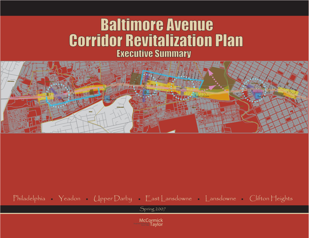 Baltimore Avenue Corridor Revitalization Plan Executive Summary