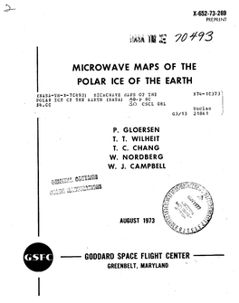 Microwave Maps of the Polar Ice of the Earth