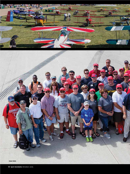 8 Sport Aerobatics October 2015 Pitts Pilots Gathered on Boeing Plaza for a Group Photo