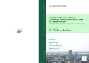 A Strategic Urban Development Plan of Greater Yangon