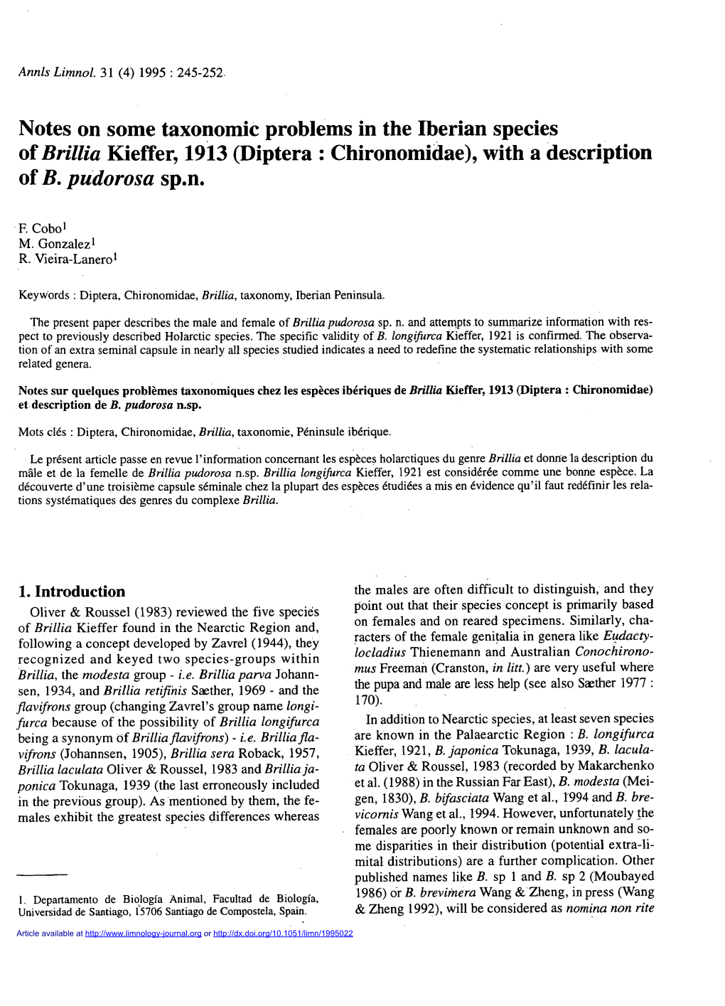 Diptera : Chironomidae) of China II