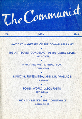 Volume 22 No. 5, May, 1943