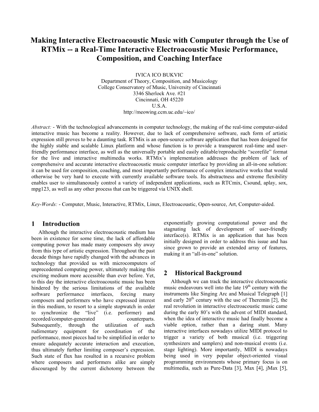 A Real-Time Interactive Electroacoustic Music Performance, Composition, and Coaching Interface