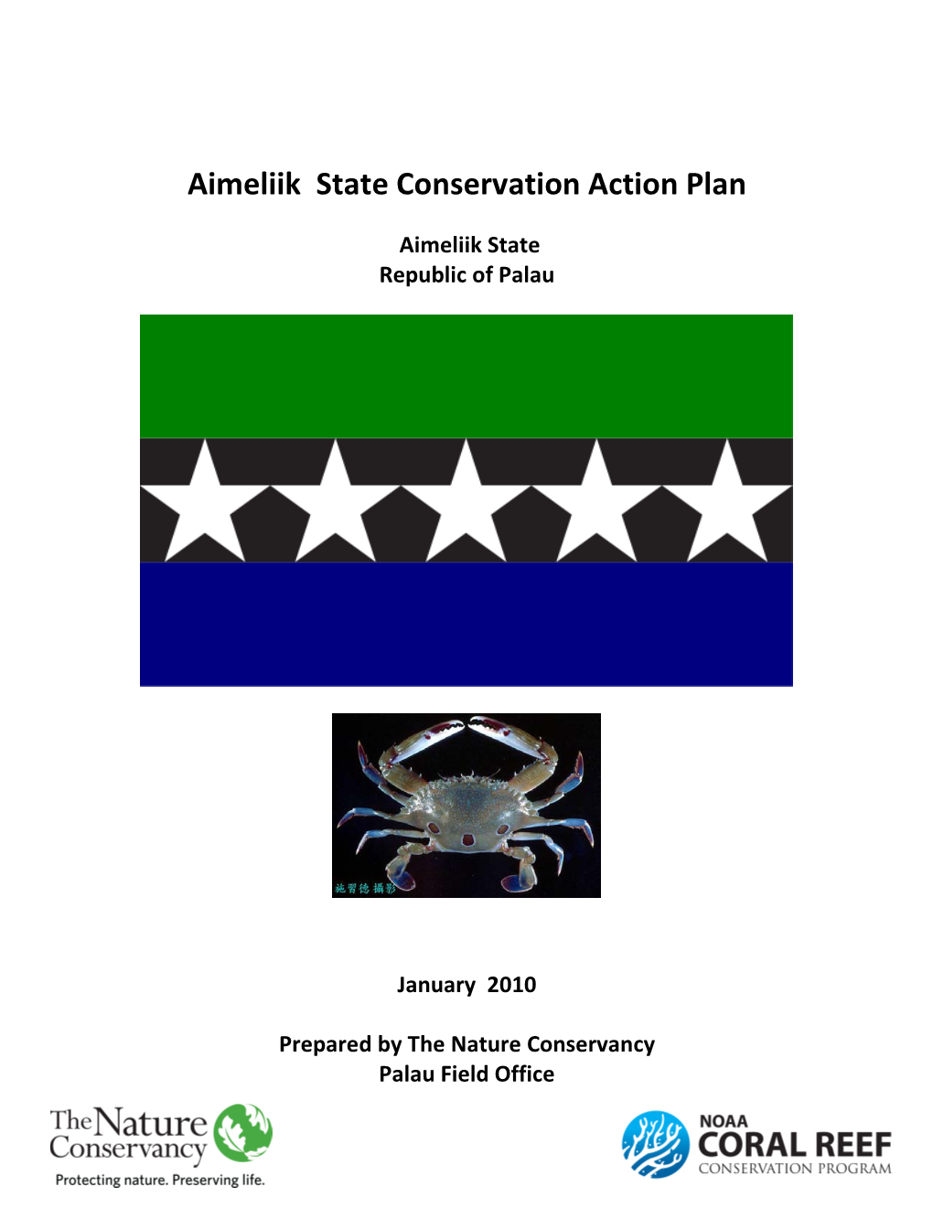 Aimeliik State Conservation Action Plan