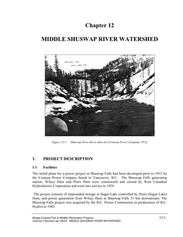 Middle Shuswap River Watershed