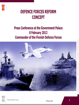 Defence Forces Reform Concept 8212