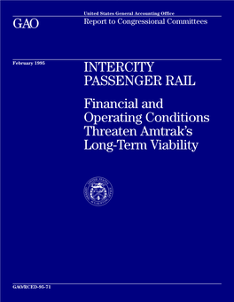 RCED-95-71 Intercity Passenger Rail