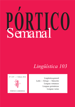 Lingüística 103