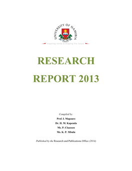 Research Report 2013