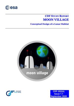 MOON VILLAGE Conceptual Design of a Lunar Habitat