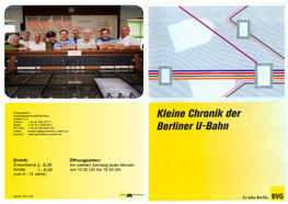 Kleine Chronik-U-Bahn