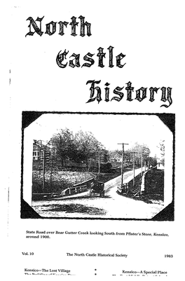 North Castle History Volume 10
