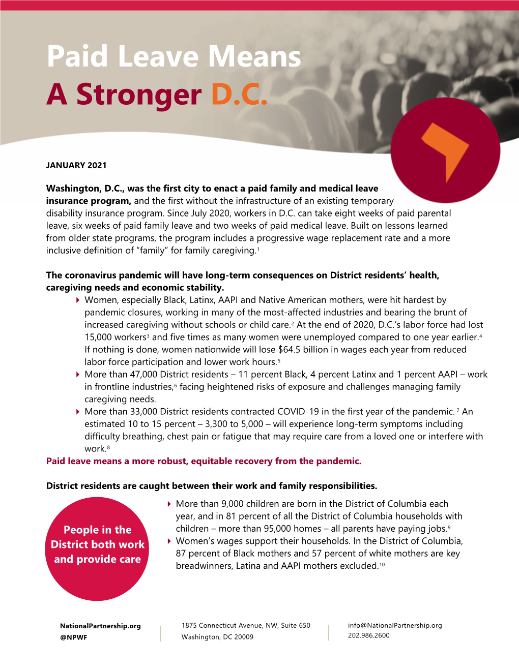 Paid Leave Means a Stronger D.C