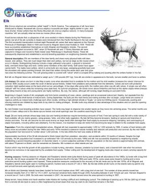 Elk: Wildlife Notebook Series