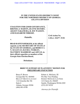 20200429 CGG Covid Brief Consolidated for Final for Filing 1