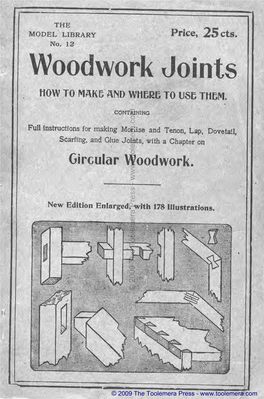 Woodworking Joints