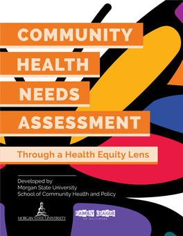 Developed by Morgan State University School of Community Health and Policy