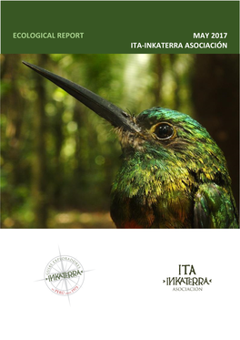Ecological Report May 2017 Ita-Inkaterra Asociación