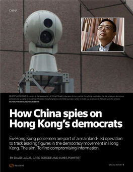 How China Spies on Hong Kong's Democrats