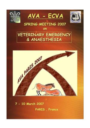 Veterinary Emergency & Anaesthesia Pfizer