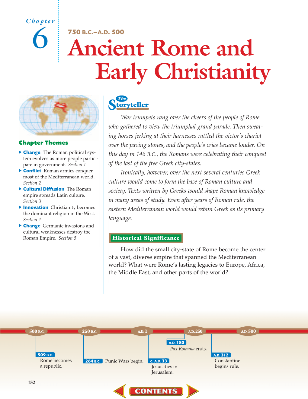 Chapter 6: Ancient Rome and Early Christianity