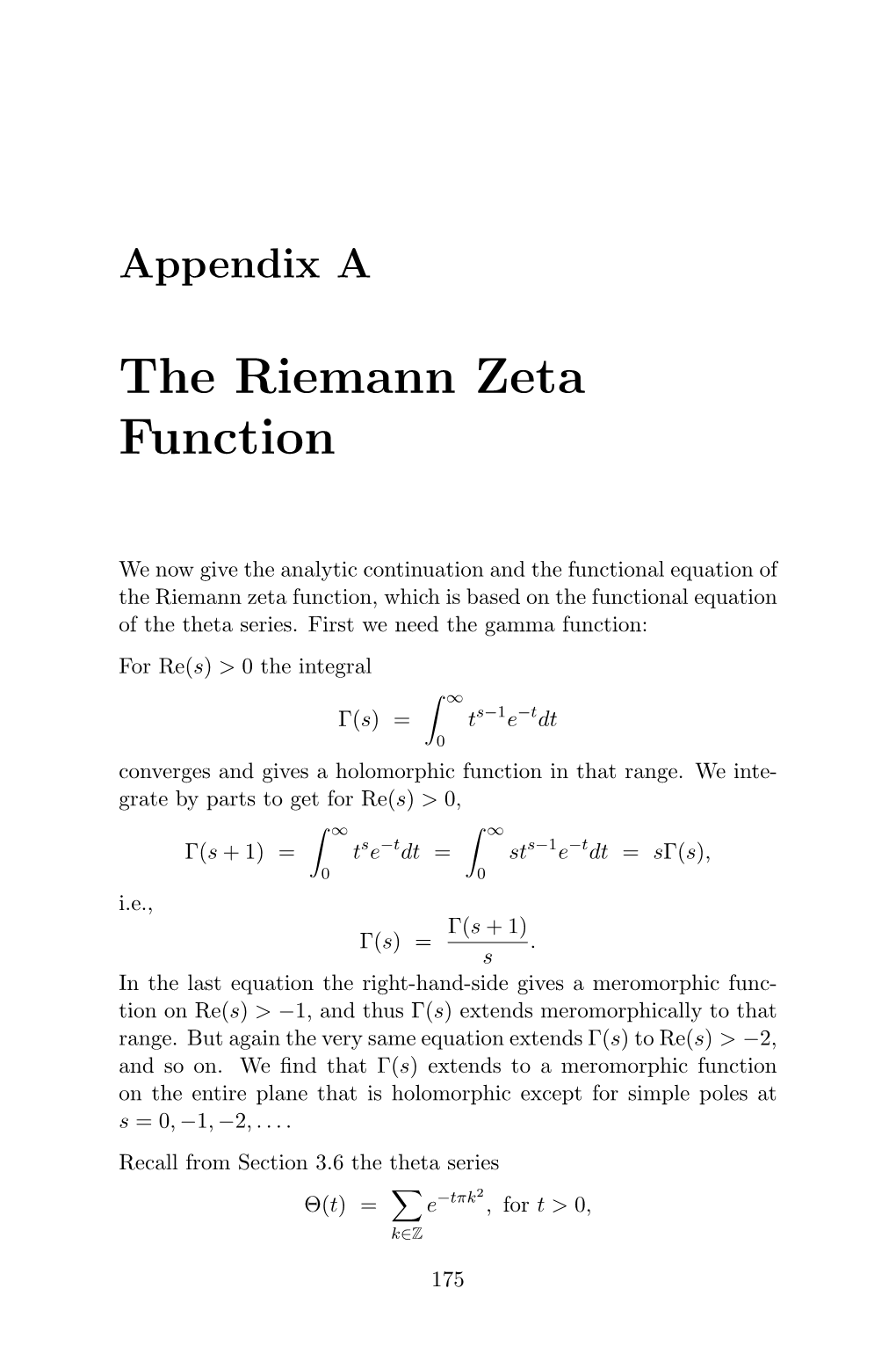 The Riemann Zeta Function