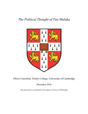The Political Thought of Tan Malaka