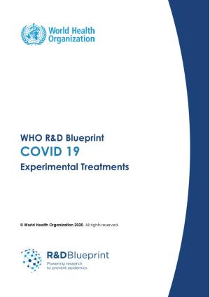 As a Treatment Type for COVID-19