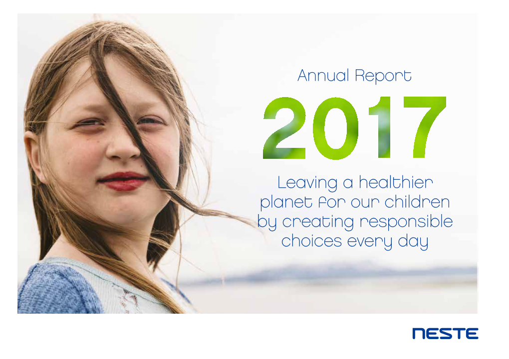 Neste Sustainability Report 2017