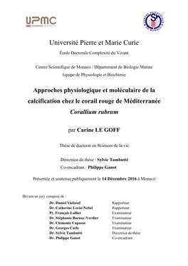Université Pierre Et Marie Curie