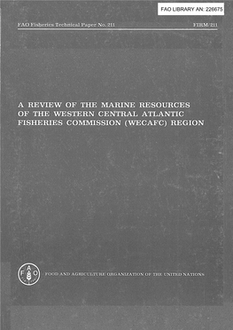 A Review of the Marine Resources of the WECAFC Region