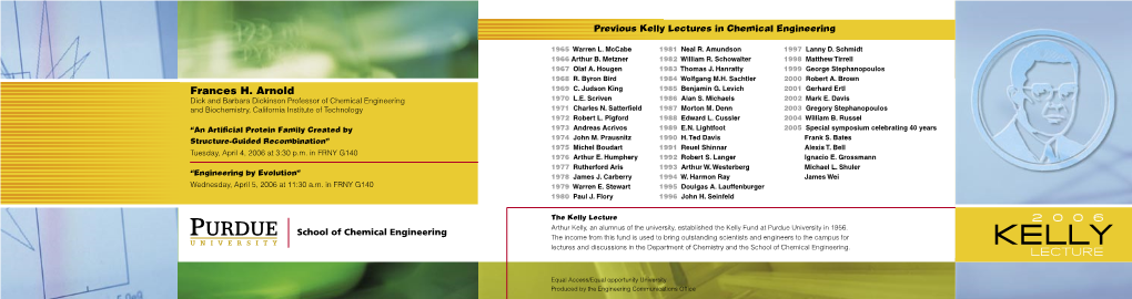 Kelly Lecture 2006.Indd