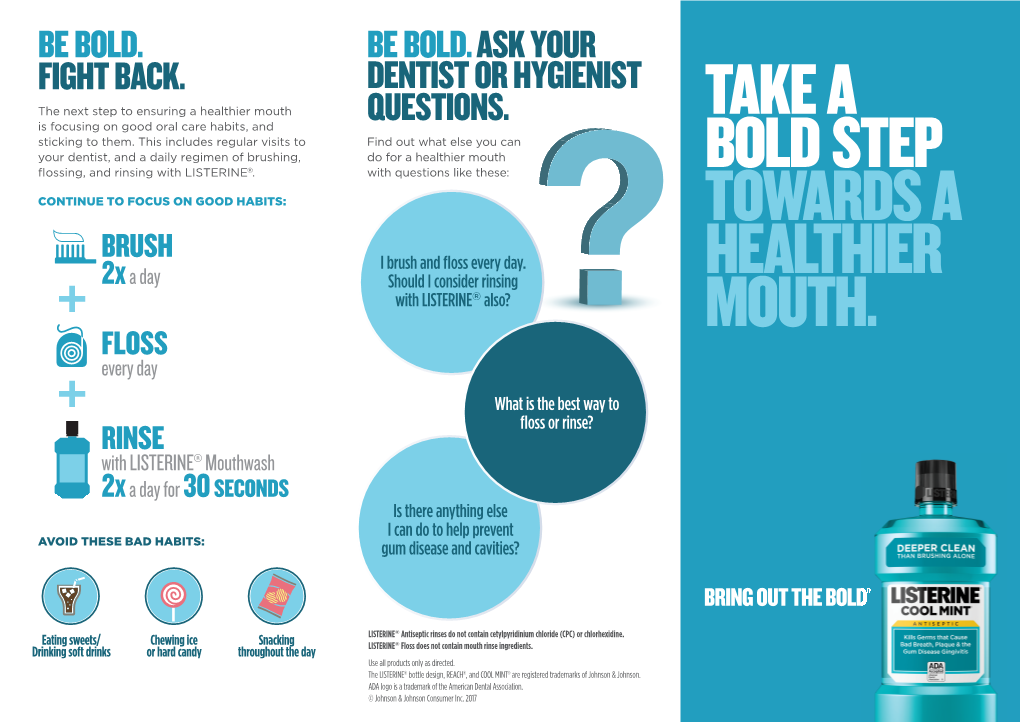 Take a Bold Step Towards a Healthier Mouth