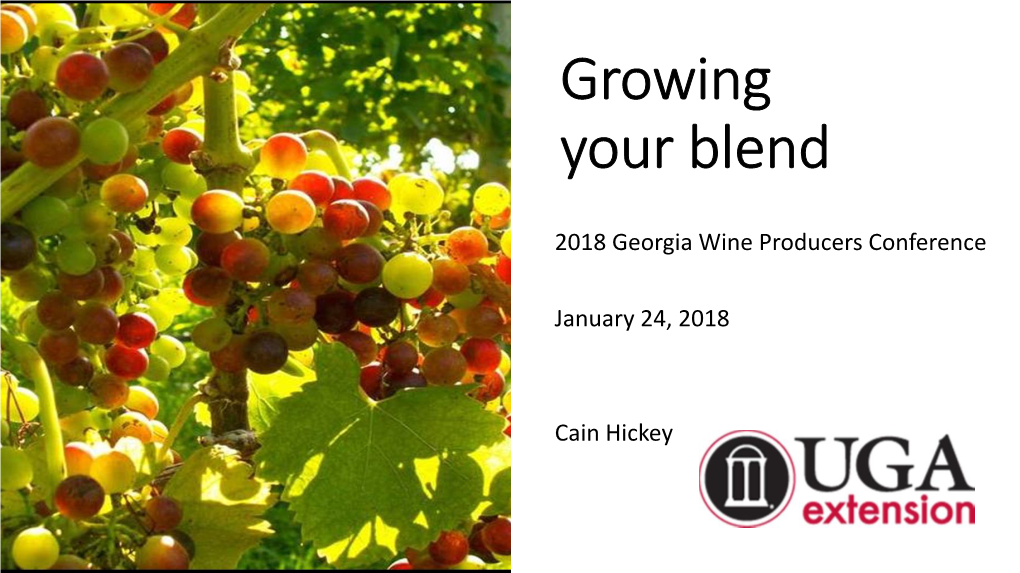 Growing Your Blend
