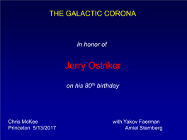 The Galactic Corona