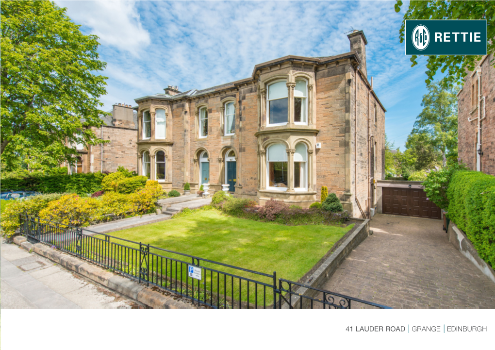 41 Lauder Road Grange Edinburgh