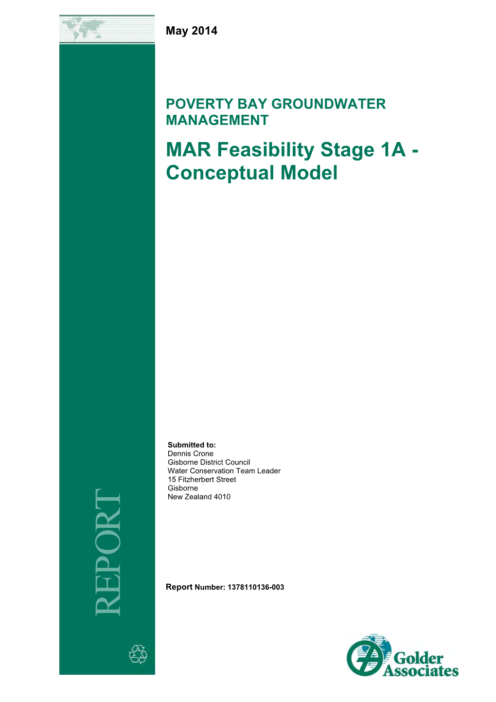 MAR Feasibility Stage 1A - Conceptual Model