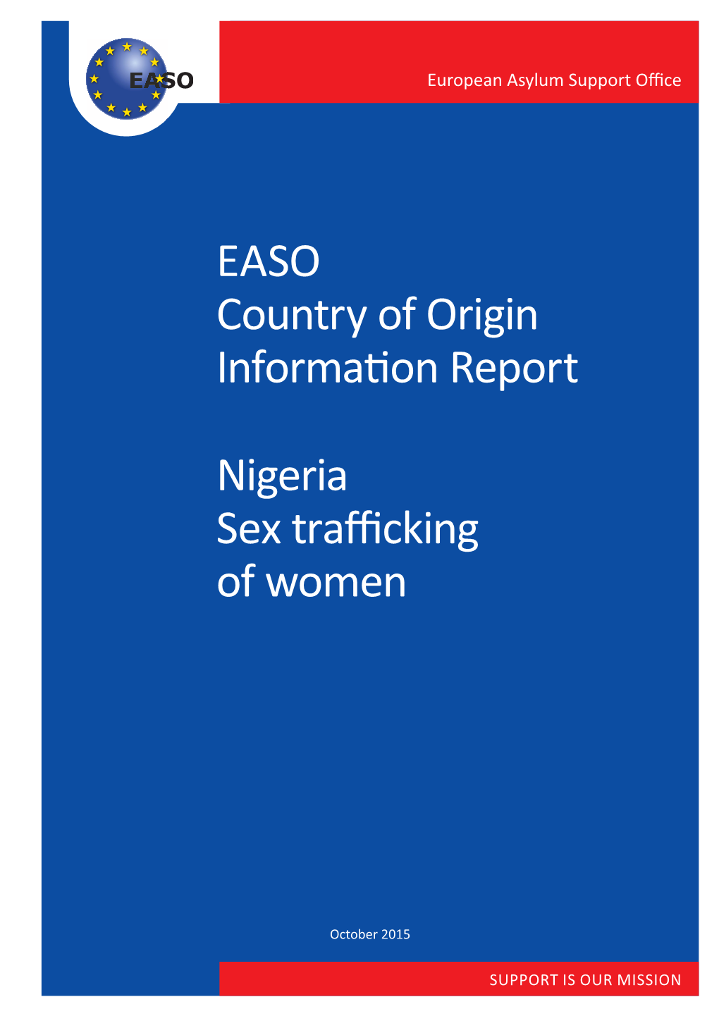EASO's Report, Nigeria: Sex Trafficking Of
