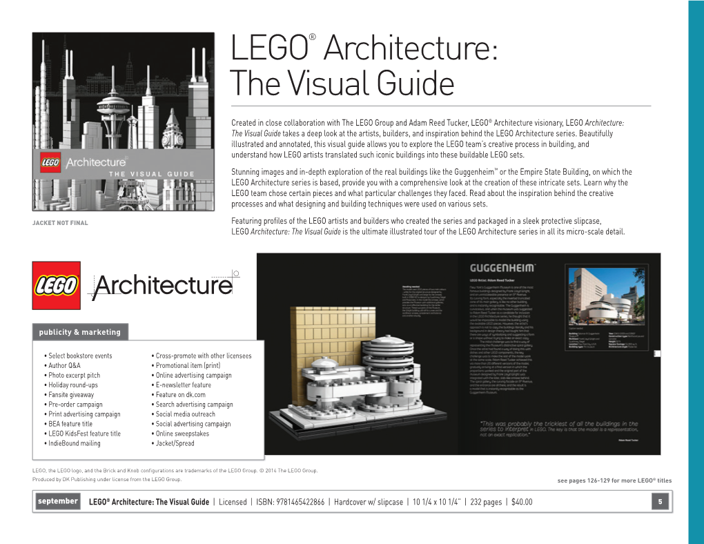 LEGO® Architecture: the Visual Guide