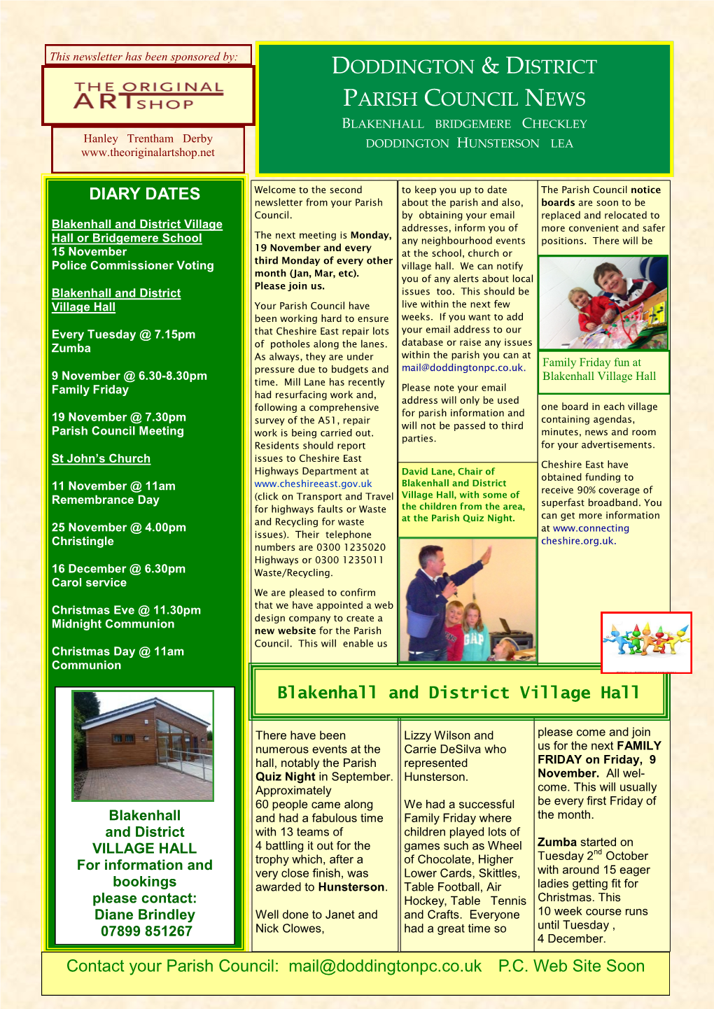 Doddington & District Parish Council News