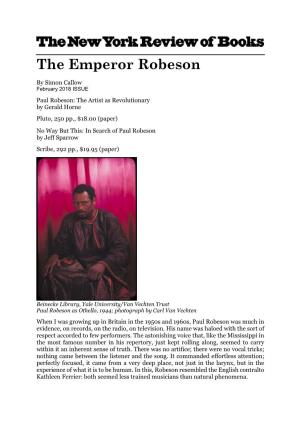 The Emperor Robeson
