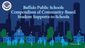 Buffalo Public Schools Compendium of Community-Based Student Supports to Schools
