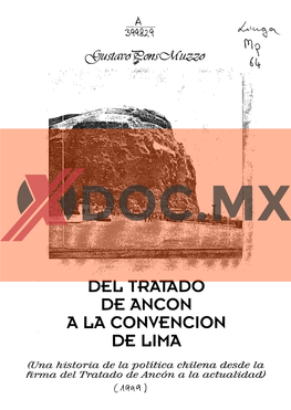 Del Tratado De Ancón a La Convención De Lima