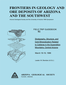 Frontiers in Geology and Ore Deposits of Arizona and the Southwest