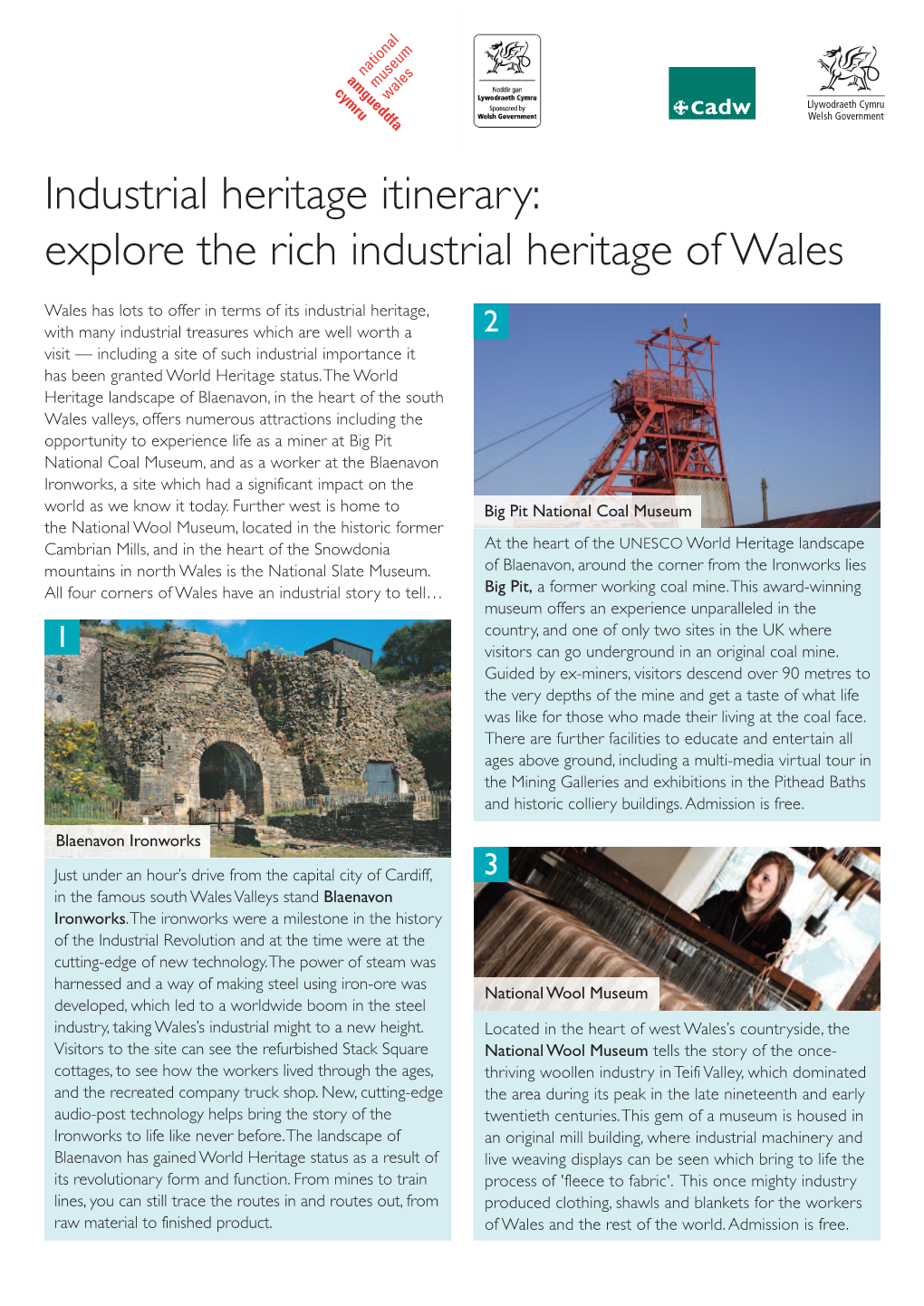 Industrial Heritage Itinerary: Explore the Rich Industrial Heritage of Wales