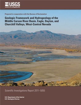 Geologic Framework and Hydrogeology of the Middle Carson River Basin, Eagle, Dayton, and Churchill Valleys, West-Central Nevada