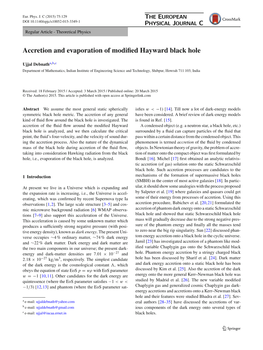Accretion and Evaporation of Modified Hayward Black Hole
