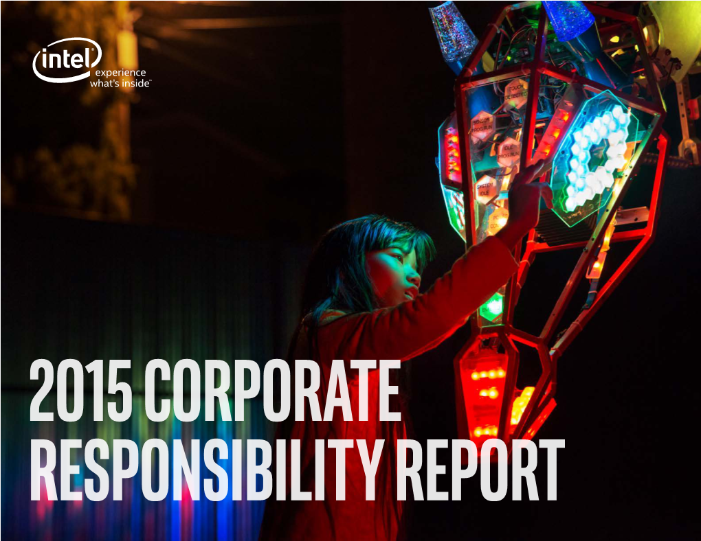 2015 Corporate Responsibility Report