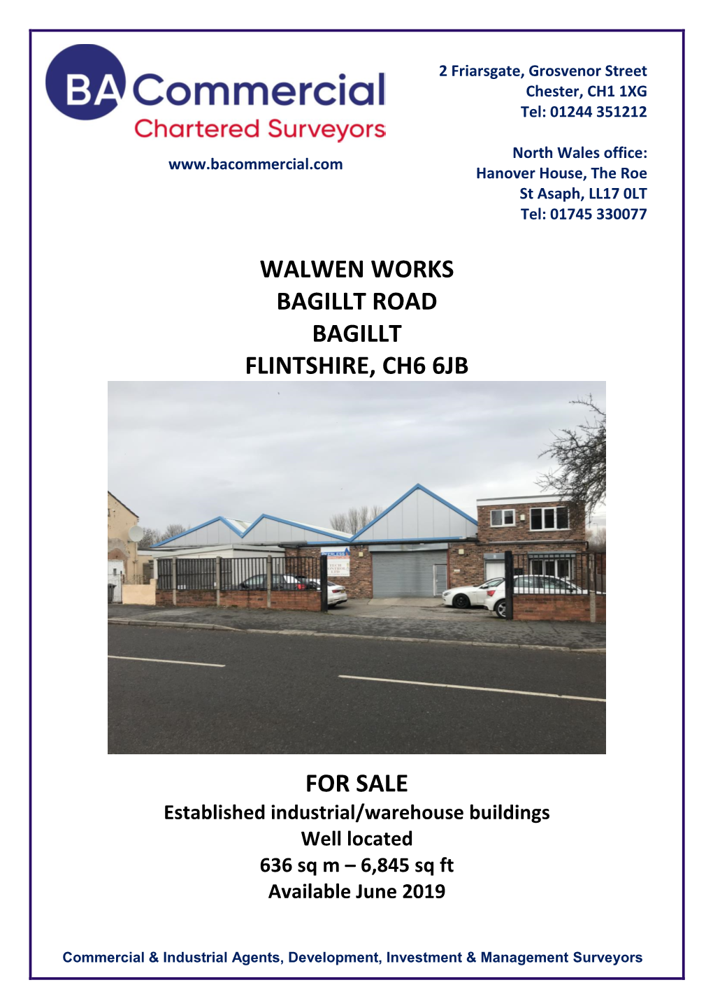 Walwen Works Bagillt Road Bagillt Flintshire, Ch6 6Jb