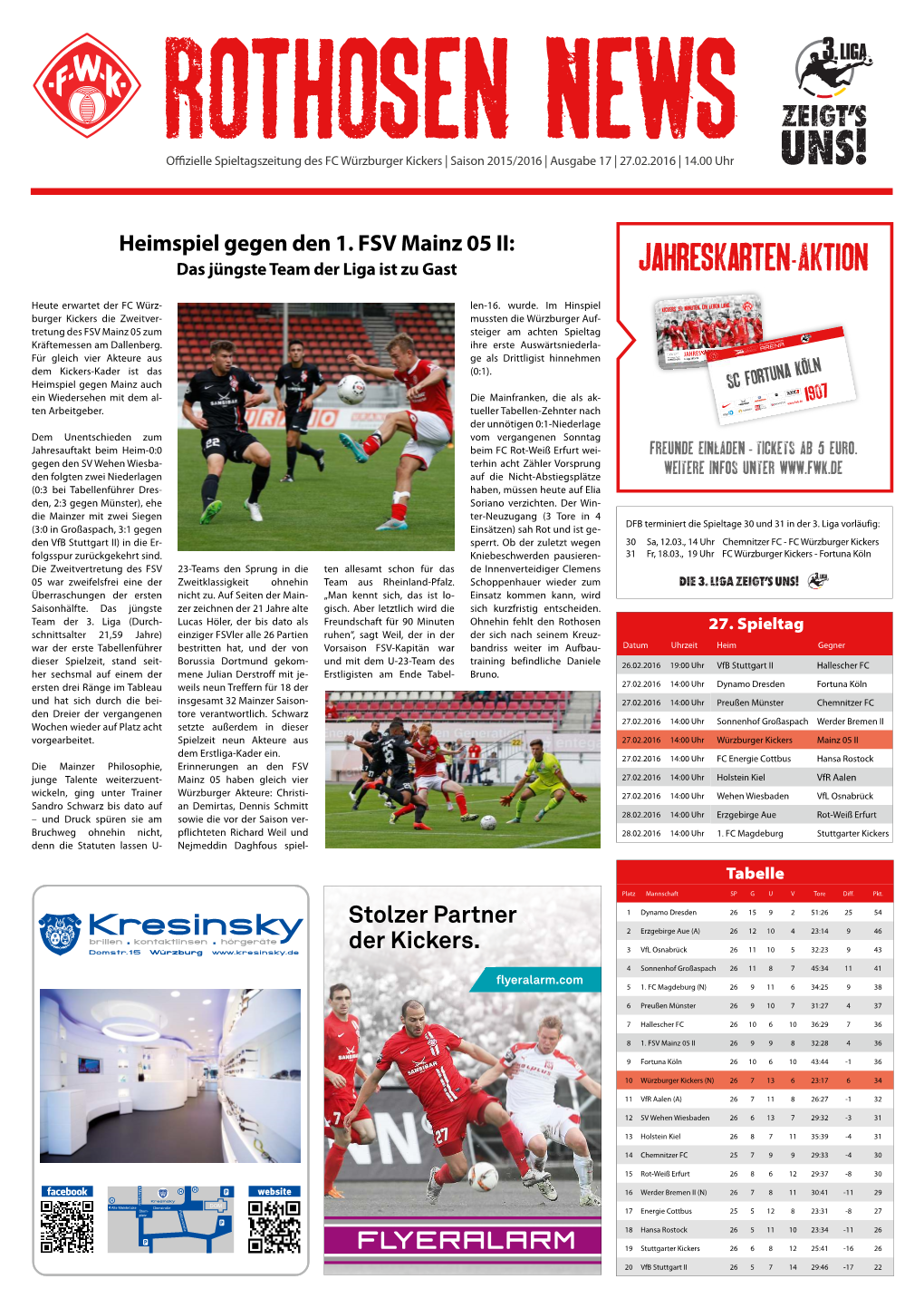 Rothosen News Ausgabe 17 / Saison 2015/16 / 3